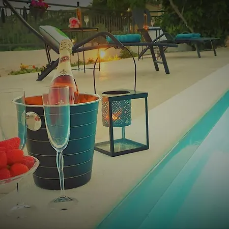 別荘 House Above With Pool And Summer Kitchen