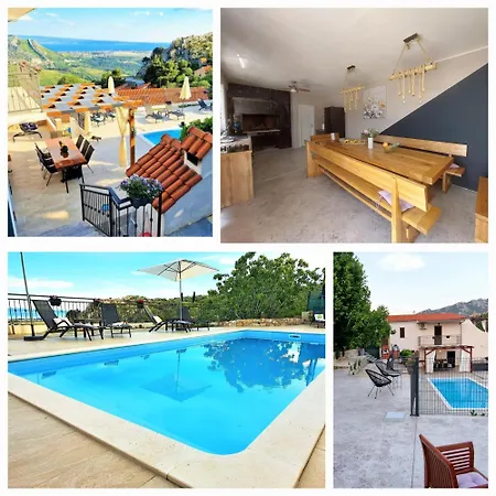 House Above With Pool And Summer Kitchen Nyaraló *